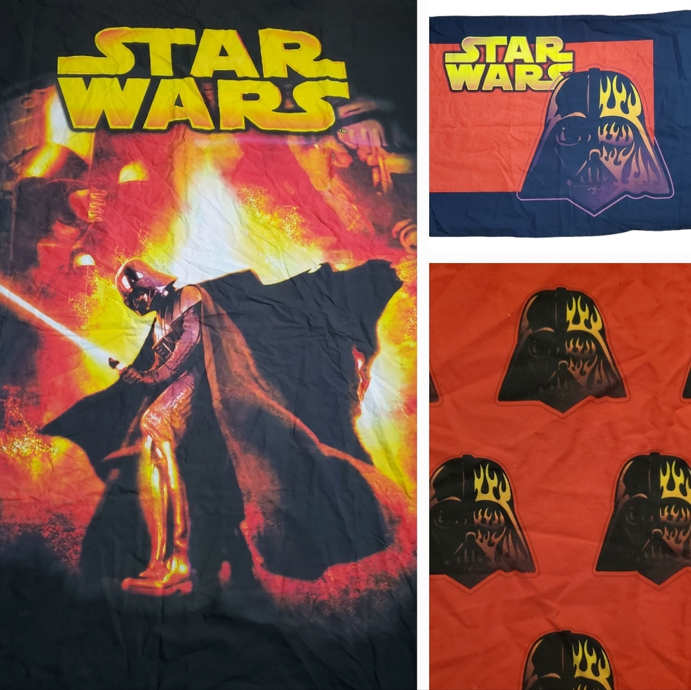 Star Wars Darth Vader Double Sided Duvet Cover & Pillow Case